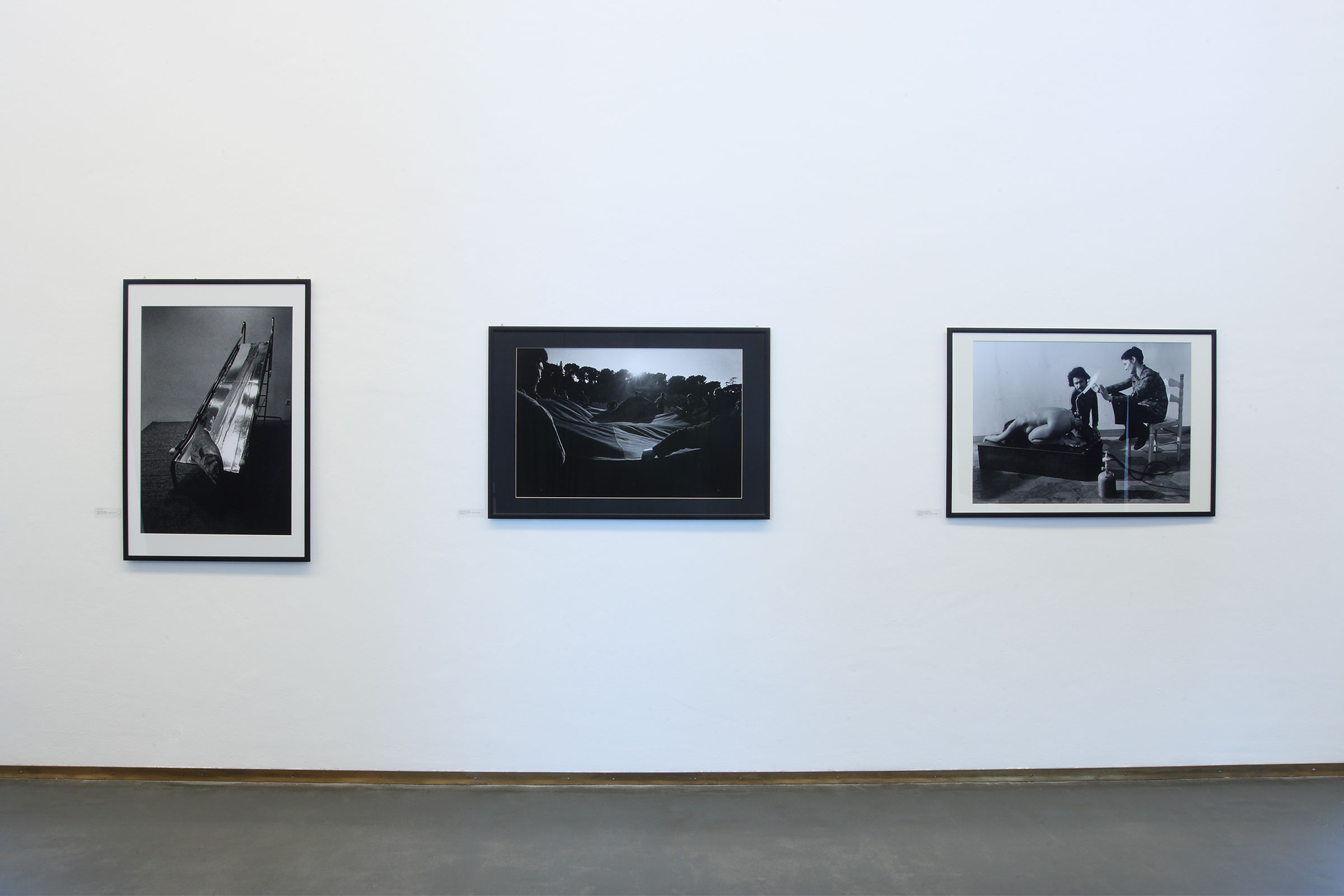 Claudio Abate, Aldo Mondino, Ultimo gioco, 1968, Eliseo Mattiacci, Lavori in corso, 1968, J. Kounellis, 1973